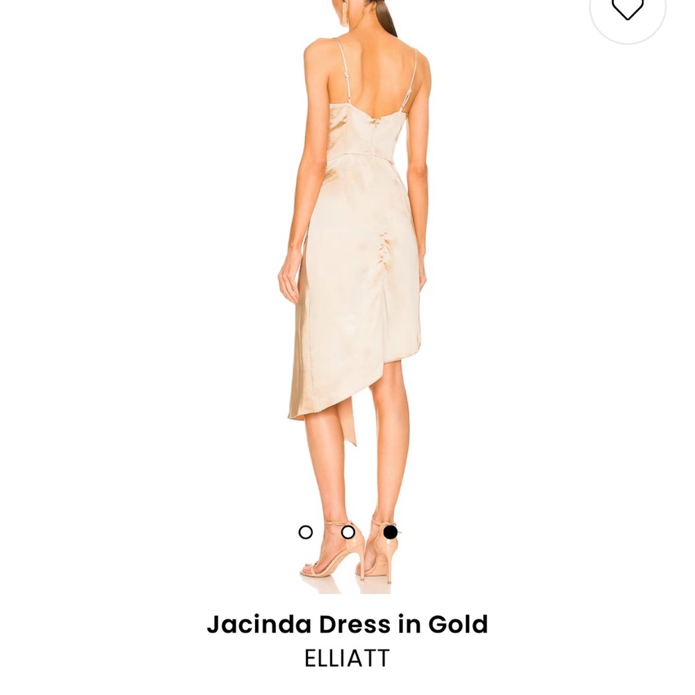 Elliatt Jacinda Dress in Gold - Picture 2 of 4